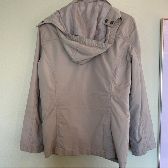 Vantage Y2K Tommy Hilfiger Beige Tan Military Army Jacket - Picture 9 of 10